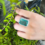 New Creative Rectangular Geometric Ring