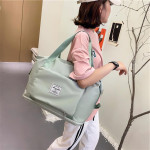 Foldable Storage Travel Bag Waterproof Large Capacity Gym Fitness Bag Weekender Overnight For Women