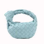 Woven Small Round Bag Solid Color Macarons