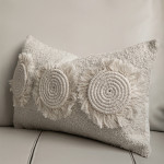 Modern Simple Beige Cotton Linen Pillowcase