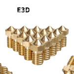 3D Printer E3D Nozzle Smooth Brass Nozzle M6 Threaded Brass Parts