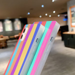 Compatible with Apple, Square Rainbow Iphone12 Mobile Phone Case