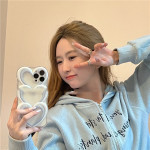 Han Tianmei Soft Sky Blue Love Phone Case