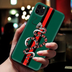 New Snake Black Matte Phone Case