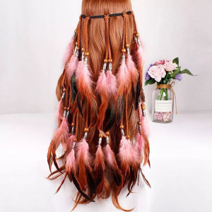 Women's Boho Fashion Feather Headband Ornament