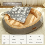 Removable And Washable Dog Bed Warm Cat Bed For Sleeping