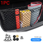 Three-column Luggage Net Three Basket Net Bag Trunk Storage Storage Net Bag