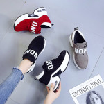 New Korean Style Wild Velcro Thick-soled Student Platform Shoes