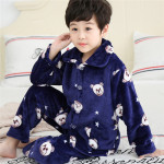 New Children's Thickened Flannel Pajamas