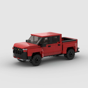 Small Particles Off-road Vehicles Pickup Truck Puzzle Assembly Toys