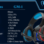 In Zhuo GM-1 computer notebook head-mounted luminous gaming headset with microphone Jedi to eat chicken earphones