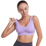 Yoga Sports Bra Hollow Mesh Breathable Large Size