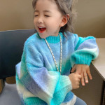 Parent-child Sweater High-end Western-style Sweater Coat