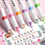 Net Celebrity Creative Curve Pen Roller Outline Pen Student Hand Ledger Line Paintbrush