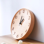 Nordic Beech Wood Simple, Concise, Warm And Versatile Silent Wall Clock