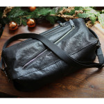 Leather Sports Fitness Bag With Large Capacity For Men