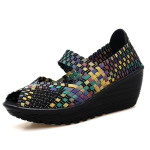 Hand-knitted Casual Knitted Slip-on Women's Shoes