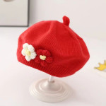 Baby Girl Hat Baby Wool Knitted Beret