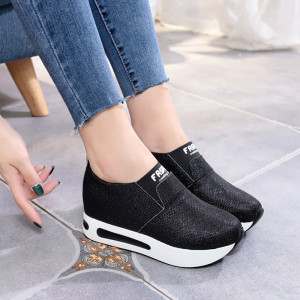 Thick-Soled One-Step Breathable Casual Shoes