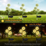 Outdoor Solar Lantern Dandelion Light 3LED