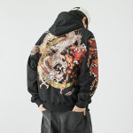 Heavy Industry Dragon Embroidered Men's Hooded Hooded Jacket