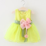 Foreign children 2021 new summer sleeveless dress baby girls gauze princess dress baby Korean clothing