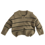 Boys And Girls Wool Knitted Bottoming Shirt