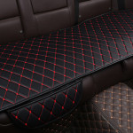 Non-slip Car Seat Cushion Single Piece Full Leather Without Backrest Car Supplies