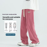 Men's Autumn And Winter Chenille Straight Casual Pants