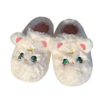 Cute Soft-soled Plush Moon Shoes