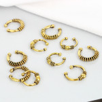 Metal Ring Braided Hair Ring Hip Hop Braid Buckle Hair Accessories