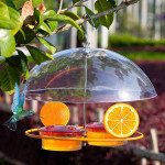 Rat-proof Metal Bird Feeder Outdoor Hanging Water Feeder