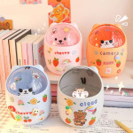 Desktop Trash Can Desk Organizer Bucket Office Mini Bear Trash Can