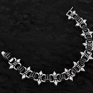 Fashion Vintage Crown Silver Bracelet