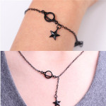 Dark Sen System Light Luxury Simple Bracelet Student Black