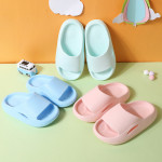 Summer Cute Thick-soled Soft-soled Home Indoor Outdoor Solid Color Sandals And Slippers