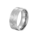 Style Stainless Steel Dopamine Ring Lovers Ring