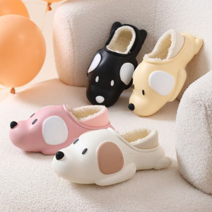 Men's And Women's Fashion EVA Waterproof Plush Slippers