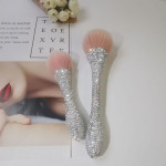 Diamond-encrusted Mini Small Waist Makeup Brush Single Beauty Tool