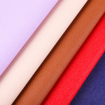 1.0mm Toothpick Cross Grain Leather Fabric Brushed Bottom PVC Leather Material