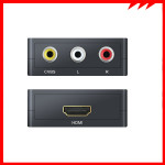 1080P Hdmi To Rca Av Converter Composite Cvbs Audio Video Adapter