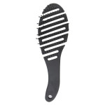 Hollow square eight-claw curved black comb