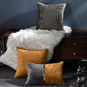Velvet Solid Colour Cushion Bedside Backrest