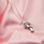 Music Note Urn Cremation Necklace in Sterling Silver 