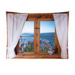 False Window Window Scenery Background Cloth