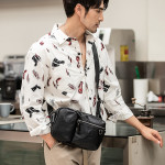 New Leather Men's Shoulder Bag Is Fashionable