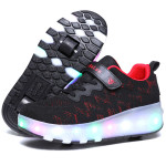 Children's Wheel Shoes LED Light Emitting Charging Children's Lamp Shoes