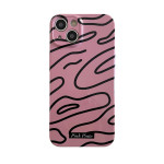 Film Phone Case Art Line Curve Rose Red