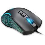 Wired Ergonomic Gaming Mouse RGB Backlit 3600 Adjustable DPI For PC