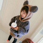 Children's T-shirt Long Sleeve Undercoat Plush Sweater